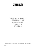 Zanussi ZVC 200 S Instruction Booklet preview