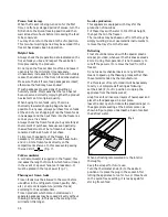 Preview for 8 page of Zanussi ZVC 2000 S Instruction Booklet