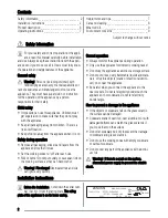 Предварительный просмотр 2 страницы Zanussi ZVE6004F User Manual