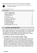 Предварительный просмотр 2 страницы Zanussi ZVEEM6X3 User Manual