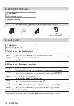 Предварительный просмотр 10 страницы Zanussi ZVENM6KN User Manual