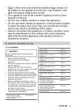 Preview for 5 page of Zanussi ZVENW6X3 User Manual