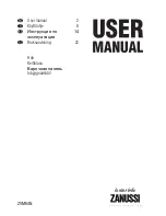 Zanussi ZVM64N User Manual preview