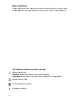 Preview for 2 page of Zanussi ZVT 64 X Installation And Operating Instructions Manual