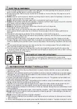 Preview for 6 page of Zanussi ZWACR0723V User Manual