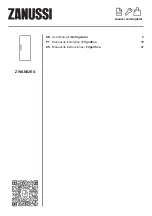 Zanussi ZWAN82ES User Manual предпросмотр