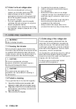 Preview for 12 page of Zanussi ZWAN82ES User Manual