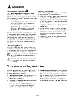 Preview for 4 page of Zanussi ZWC 1300W Instruction Booklet