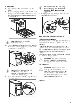 Предварительный просмотр 7 страницы Zanussi ZWC1301 User Manual