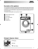 Предварительный просмотр 5 страницы Zanussi ZWD 14581 S User Manual