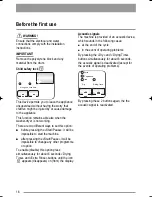 Предварительный просмотр 16 страницы Zanussi ZWD 14581 S User Manual