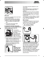 Предварительный просмотр 33 страницы Zanussi ZWD 14581 S User Manual