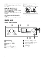 Предварительный просмотр 6 страницы Zanussi ZWD 71460 NW User Manual