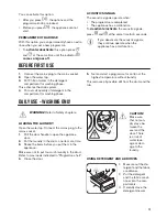 Предварительный просмотр 13 страницы Zanussi ZWD 8166 W User Manual