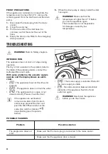 Preview for 22 page of Zanussi ZWD 81683 NW User Manual