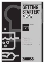 Zanussi ZWD141K User Manual preview