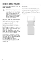 Preview for 8 page of Zanussi ZWD141K User Manual