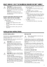 Preview for 9 page of Zanussi ZWD141K User Manual