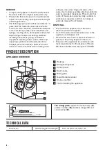 Предварительный просмотр 6 страницы Zanussi ZWD86NB4PW User Manual