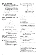 Предварительный просмотр 20 страницы Zanussi ZWD86NB4PW User Manual