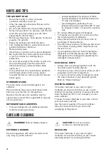 Предварительный просмотр 14 страницы Zanussi ZWF 01487W User Manual