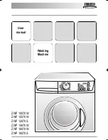 Zanussi ZWF 10070 W User Manual предпросмотр