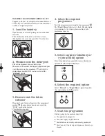 Preview for 10 page of Zanussi ZWF 1011 W Instruction Booklet