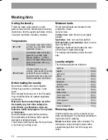 Preview for 12 page of Zanussi ZWF 12080 W User Manual