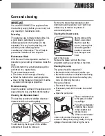 Preview for 17 page of Zanussi ZWF 12080 W User Manual