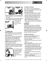 Предварительный просмотр 19 страницы Zanussi ZWF 1221 User Manual