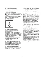 Preview for 9 page of Zanussi ZWF 1415W Instruction Booklet