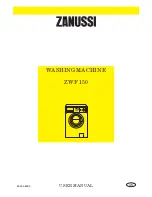 Preview for 1 page of Zanussi ZWF 150 User Manual