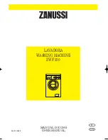 Zanussi ZWF 250 User Manual preview