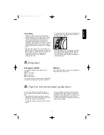 Предварительный просмотр 5 страницы Zanussi ZWF 310 User Manual