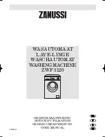 Zanussi ZWF 3120 User Manual preview