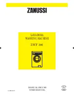 Zanussi ZWF 386 User Manual предпросмотр