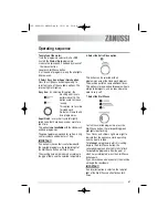 Preview for 12 page of Zanussi ZWF 6115 User Manual