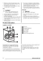 Предварительный просмотр 4 страницы Zanussi ZWF 81263WT User Manual