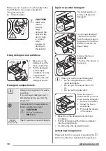 Предварительный просмотр 10 страницы Zanussi ZWF 81263WT User Manual