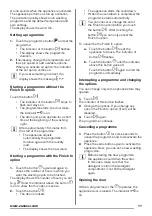 Предварительный просмотр 11 страницы Zanussi ZWF 81263WT User Manual