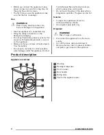 Предварительный просмотр 4 страницы Zanussi ZWF 81463WH User Manual