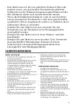 Предварительный просмотр 21 страницы Zanussi ZWF 9147BW User Manual