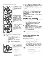 Предварительный просмотр 31 страницы Zanussi ZWF 9147BW User Manual