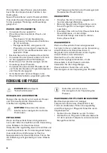 Предварительный просмотр 34 страницы Zanussi ZWF 9147BW User Manual