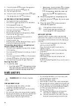 Preview for 18 page of Zanussi ZWF01483WH User Manual