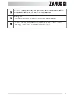 Предварительный просмотр 7 страницы Zanussi ZWF1000M User Manual