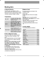 Preview for 10 page of Zanussi ZWF12370W User Manual