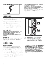 Preview for 10 page of Zanussi ZWF142F1DG User Manual