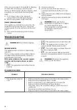 Предварительный просмотр 18 страницы Zanussi ZWF7040BXV User Manual