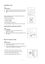 Preview for 6 page of Zanussi ZWF7045D2WA User Manual